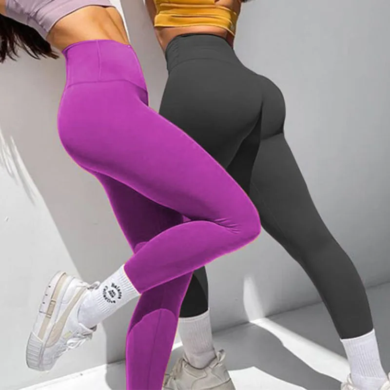 Push Up Leggings Seamless Yoga Pants Sports Tights Woman Butt Lifting  Legging Booty Fitness Workout Scrunch Bum Running Leggins