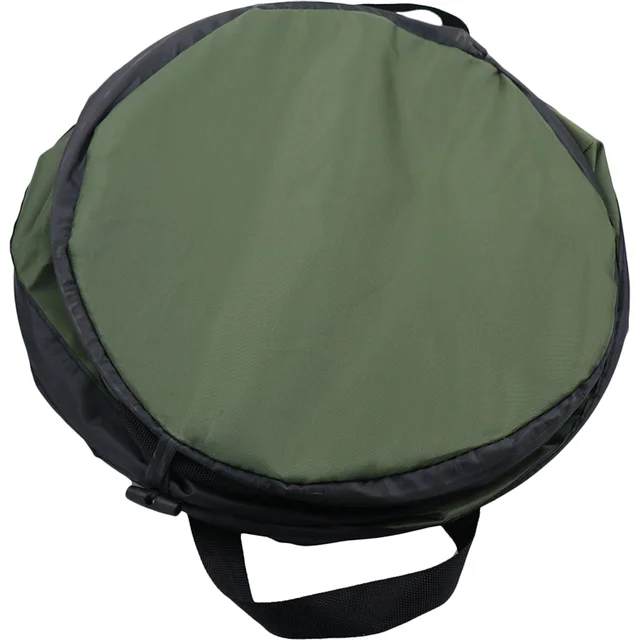 Összecsukható Kukába A Kültéri Kannák Szeméttároló Kemping Acél Huzalkert Vödör Tartályok - Image 6