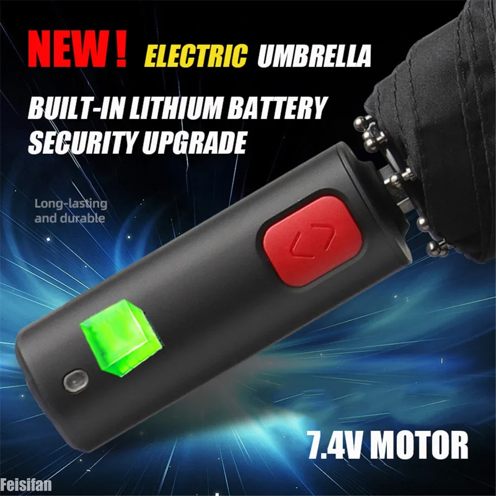 

High Quality Electric Automatic Umbrella Novelty Gift for Women Men Business Car Umbrella High Grade Rain Gear