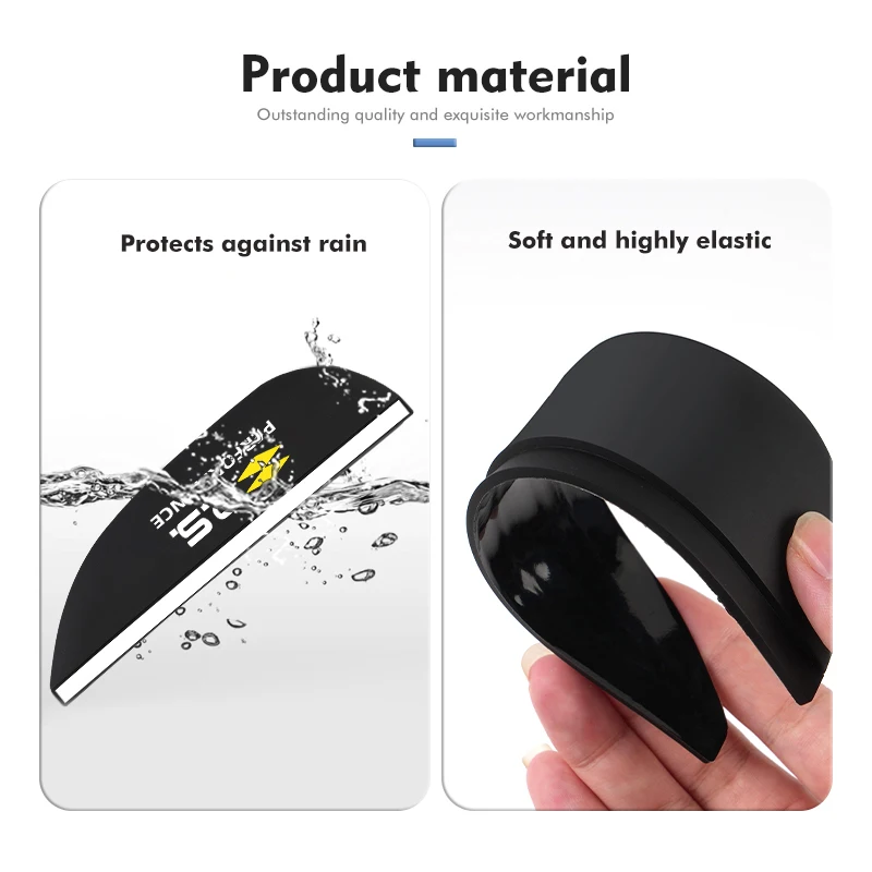 2Pcs Car Accessories Rearview Mirror Eyebrow Rain Cover For Renaul RS Sport Megane 3 4 2 Clio 5 Line Sandero Scenic Logan rearview mirror rain shield rearview mirror rain eyebrow rearview mirror rain guard