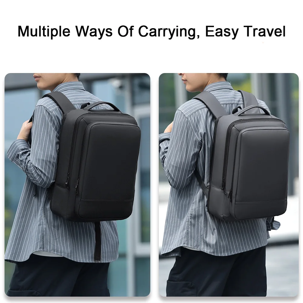 New High-capacity Expandable Travel Backpack For Both Men And Women, Simple Commuting Backpack, Computer Bag, Business Backpack - 3