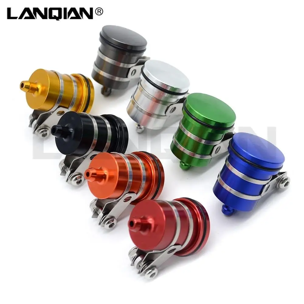 Universal CNC Motorcycle Rear Brake Fluid Reservoir Clutch Tank motorcycle fluid reservoir cover set For KAWASAKI VERSYS 650 1000 Z750 Z900 Z 1000