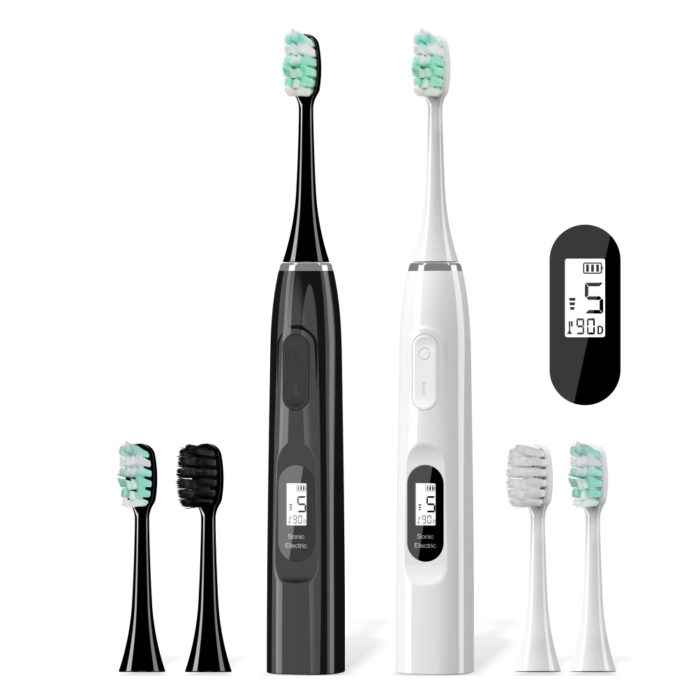 Sfeel 15 Modes LCD Screen Sonic Smart Electric Toothbrush Adult Timer USB Type C Rechargeable IPX7 Waterproof Whitening | Бытовая