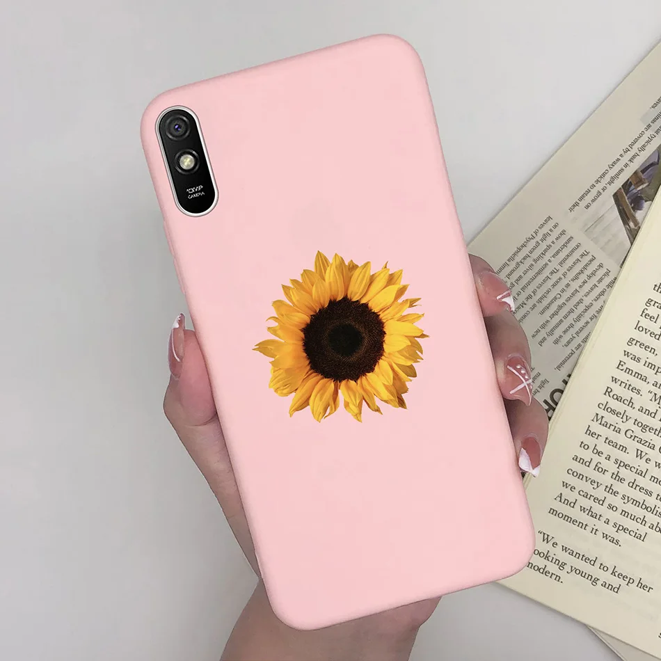 Fashionable Butterfly Heart Pattern Silicon Phone Cover for Xiaomi Redmi 9 Series