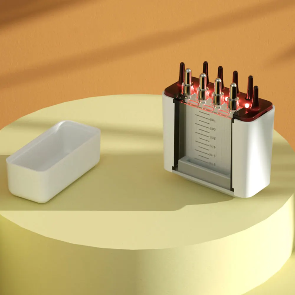 

Массажер для кожи головы и масло для волос