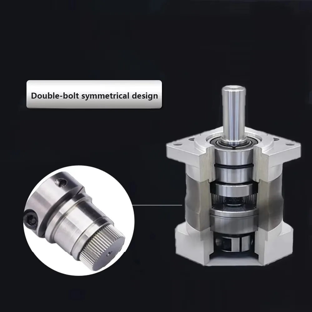 Planetary Gearbox Motor Reducer For Nema 17 23 34 Stepper Motor Speed Reducer For 40 60 80 90 110 130 180mm Flange Servo
