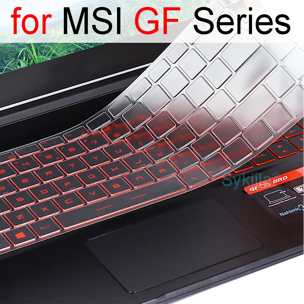 Keyboard Cover for MSI GF65 Thin GF63 GF75 Thin GF72 GF72VR GF62
