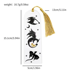 Black Dragon Acrylic Bookmark Collection - Gift (SQ0405)