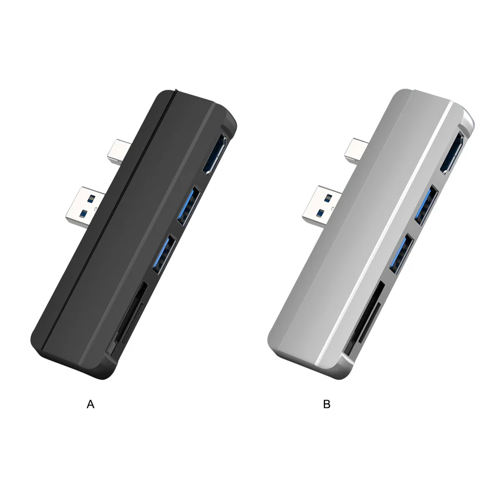 노트북 노트북용 휴대용 분배기 컨버터, USB 허브 독, HDMI 호환 USB3 0 어댑터, 멀티 포트 도킹 스테이션