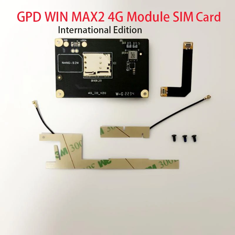 Modulo 4G Lte Modem Sim Per Gpd Win Max2 2022 2023 Amd R7 6800U 7840U Supporto Per Scheda 4G Per Laptop Da Gioco Lte-Fdd Lte-Tdd Umts Gsm