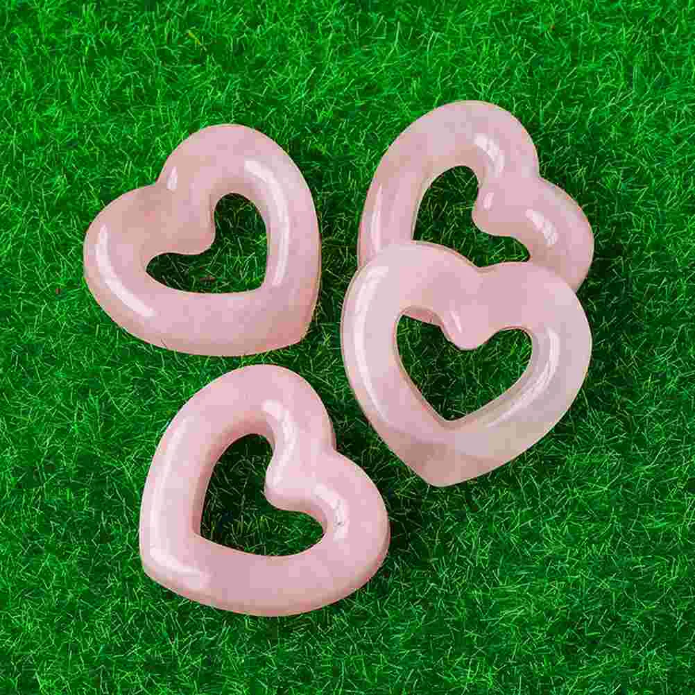 

Natural Crystal Stone Hollow Heart Shaped Crystal Stone Gift