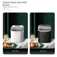 Ice Machine Commercial 15KG Household Small Dormitory Student Intelligent Mini Automatic Round Ice Cube Making Machine 1