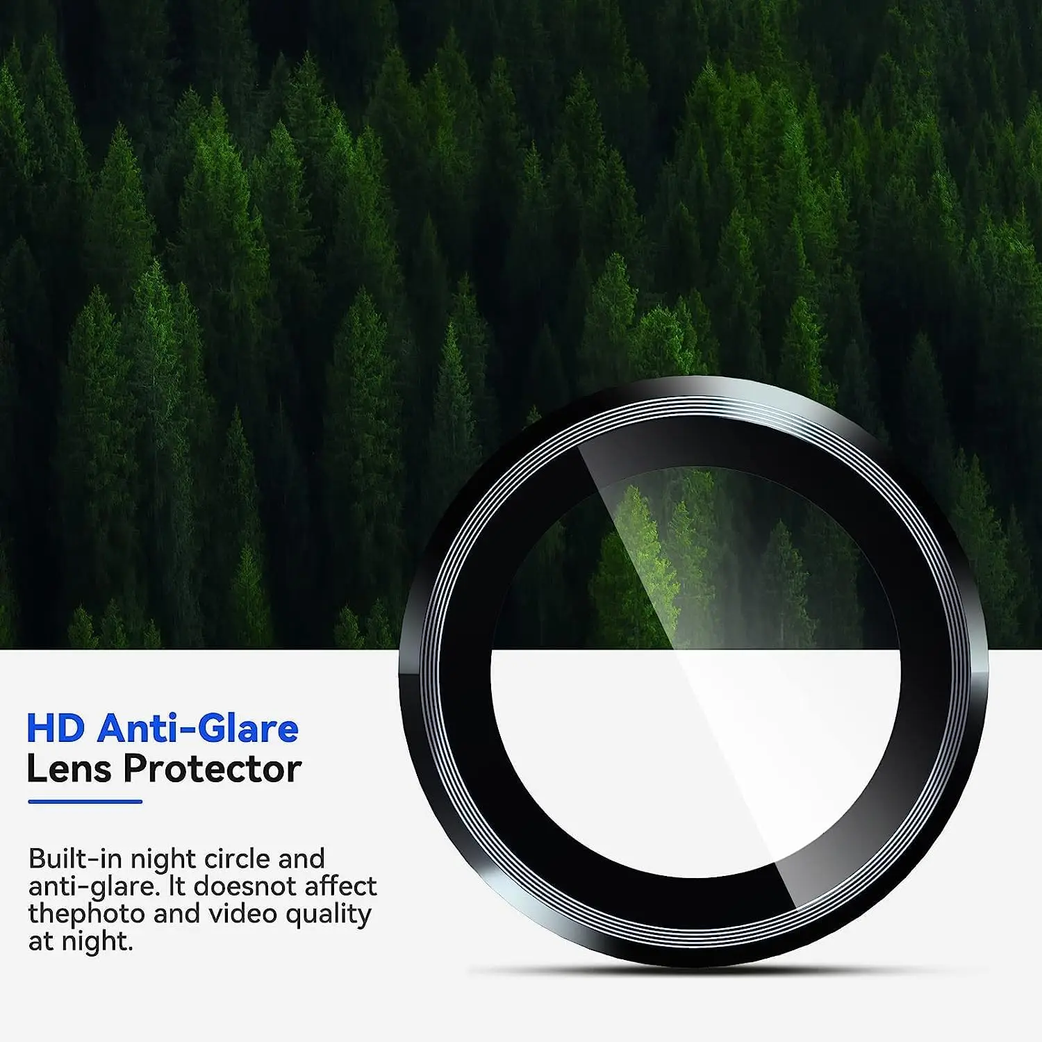 Premium Glass Camera Lens Protector Cover - Durable Phone Accessory