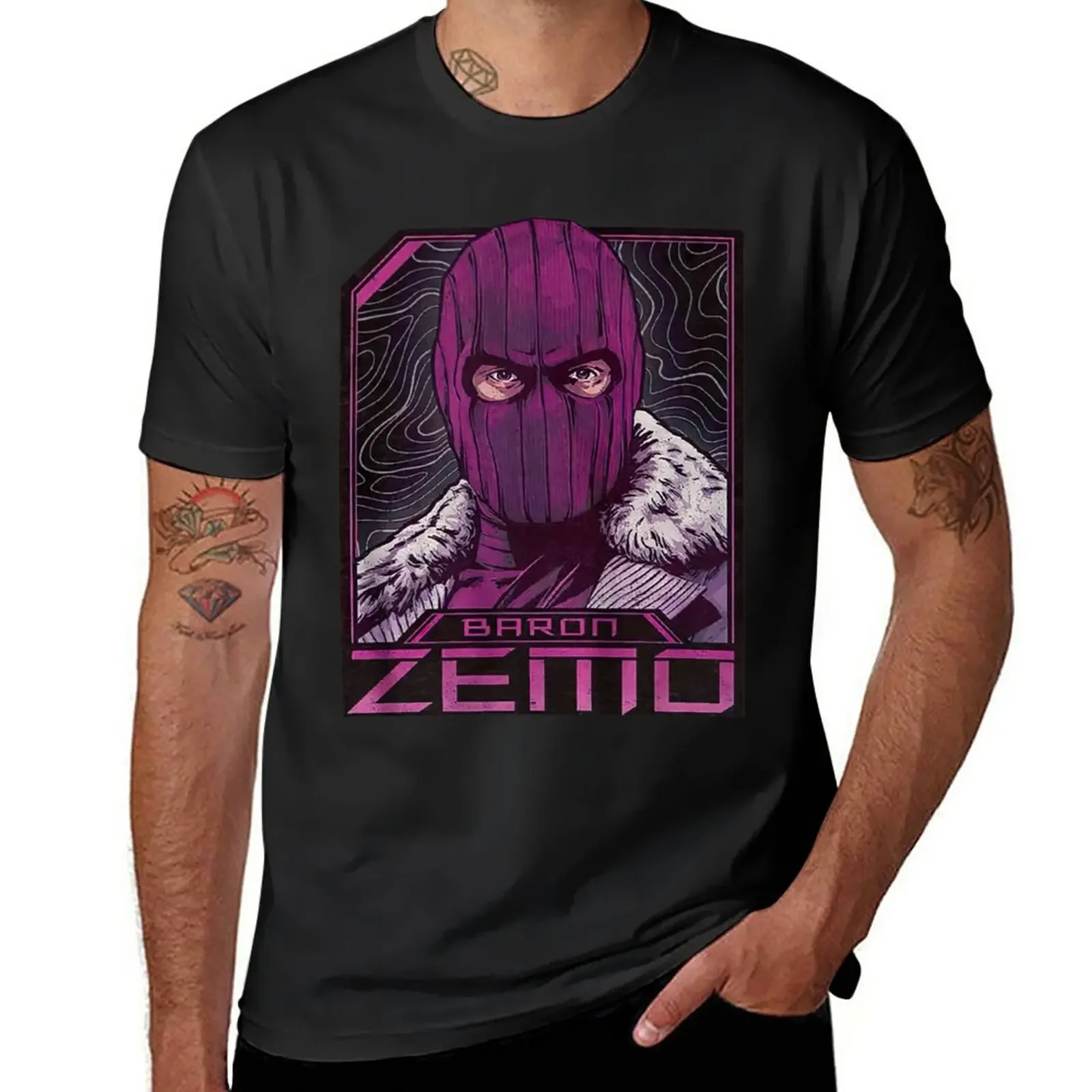 

Baron Zemo . T-Shirt summer tops summer clothes T-shirts for men cotton