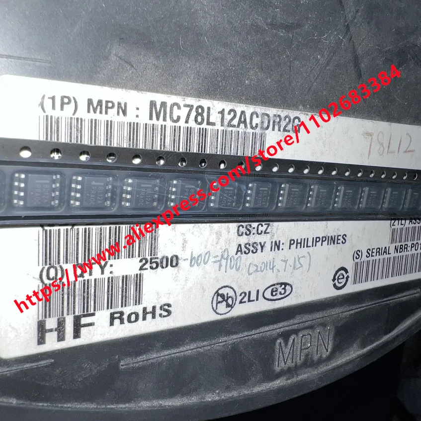MC78L12ACDR2G SOP8 신규 및 기존  10 개/몫