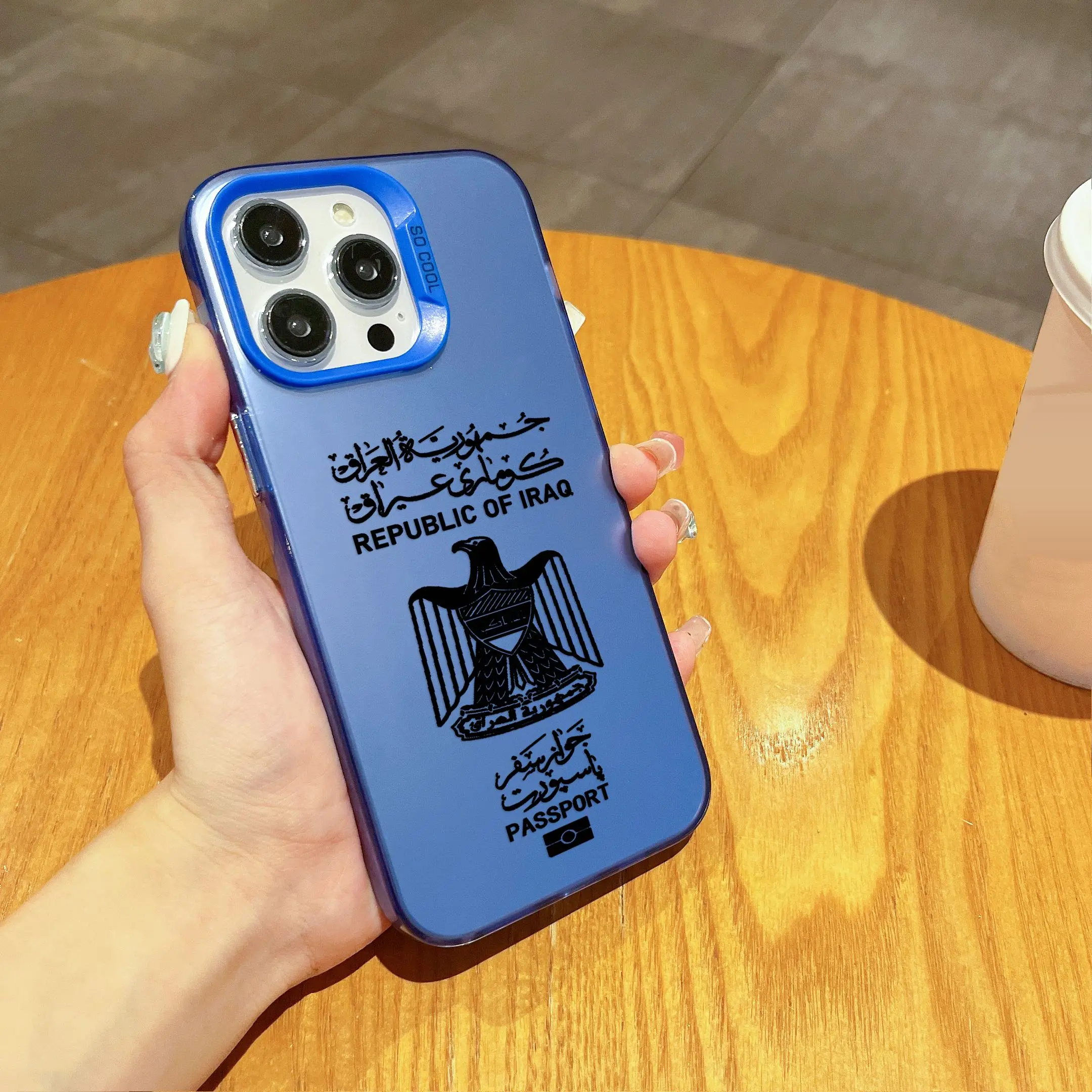 thumbnail image 1 of Funda de teléfono a prueba de golpes para iPhone, cubierta trasera mate de caramelo para iPhone 16, 15, 14, 13, 12, 11 Pro Max, X, XR, XSMAX, 8, 7 Plus, 1 of 5