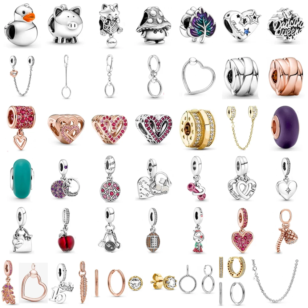 Женский браслет из серебра 2021 пробы с подвеской-шармом | Украшения и аксессуары