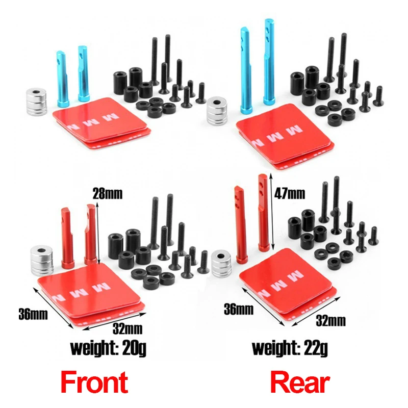 Rc Car Body Post Magnet Supporto Fisso Invisibile Per 3Racing Sakura D5S/D5/D5Mr Yokomo Yd-2/Yd2 Mst Rc Parti Di Aggiornamento Per Auto