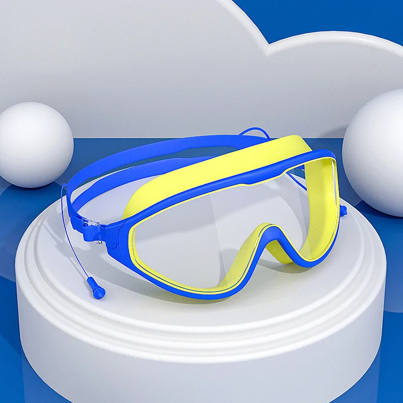 

Children's Swimming Goggles, High-definition Waterproof and Anti Fog, Large Frame Eyewear, Boys and Girls' Swimming Goggles