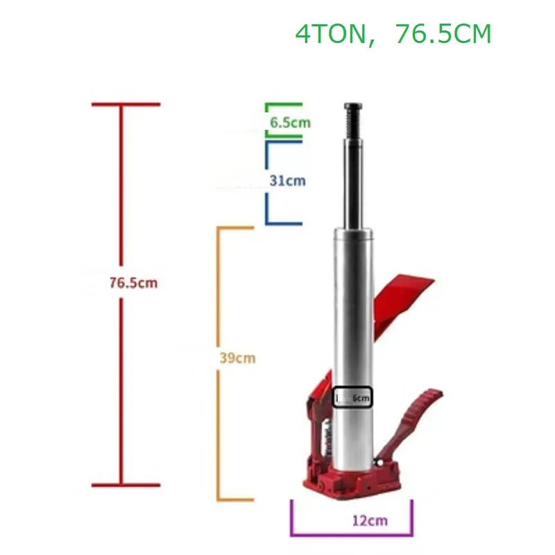 2TON-4Ton Pedal foot type hydraulic bottle Jack for change tire of vehicle car off-road automobile SUV off-road tire tyre change