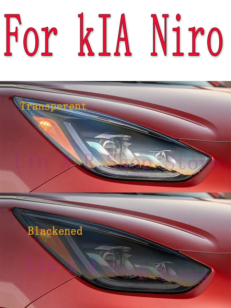 

Для автомобильных фар kIA Niro 2019-2021 2022, передняя фара с защитой от царапин, тинт для детской лампы, аксессуары для ремонта, наклейка