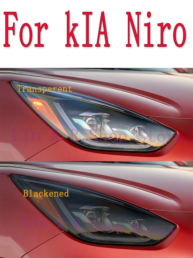 For kIA Niro 2019-2021 2022 Car Exterior Headlight Anti-scratch Front Lamp  Tint TPU Protective Film Repair Accessories Sticker - AliExpress