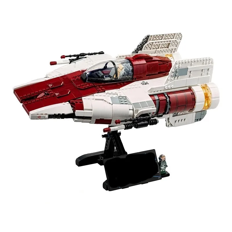2024 NEW Miniso Disney 79005 Star Wars A-Wing Starfighter Ship Small Pellet Building Block Toy Gift 9559 birthday gift