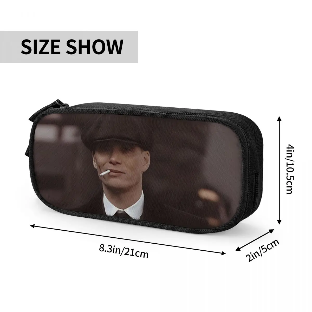 P-Peaky Blinders 토미 셸비 연필 케이스 연필꽂이 펜 홀더 어린이 대형 수납 가방 학생 학교 선물 문구류