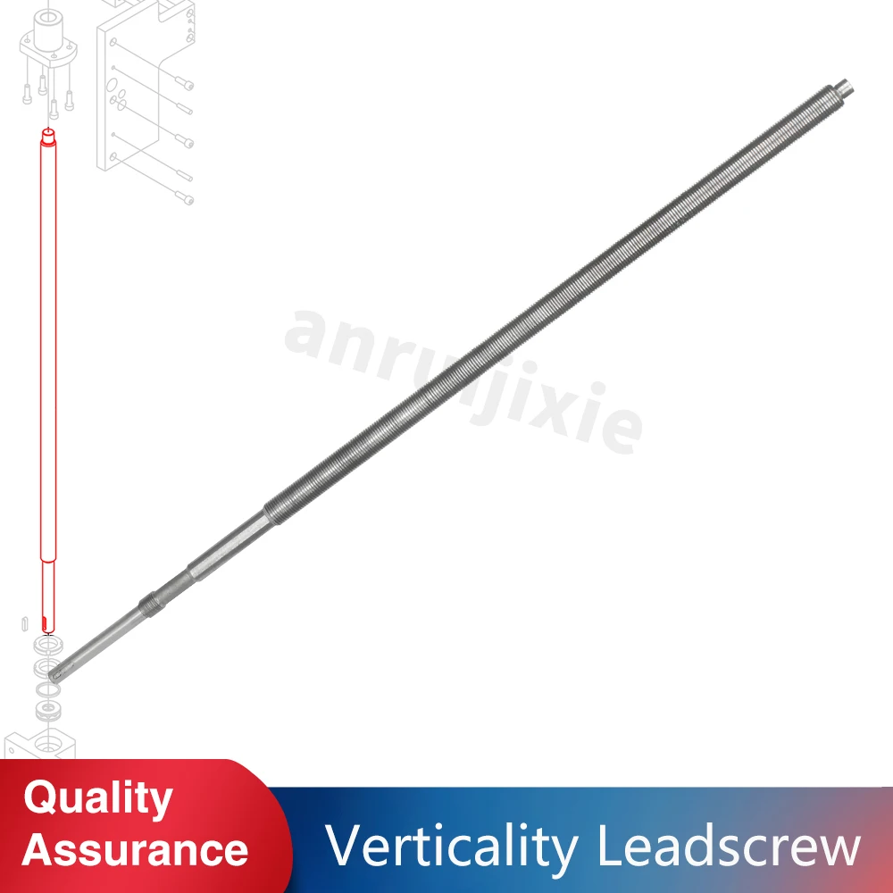 Z-Axis Metric Leadscrew SIEG SX3-206&X3&JET JMD-3&BusyBee CX611&Grizzly G0619&G0463 Vertical  Leadscrew vertical guide rail for sieg sx3