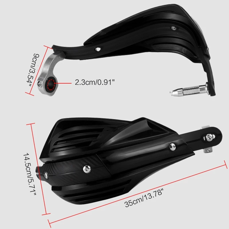 Motorcycle Hand Guard Wind Shield Windproof Motorbike Handguard Protector Cover L41A