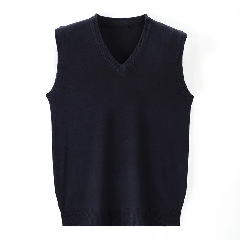 Men's Business Casual Outer Wear Warm Sleeveless Sweater Vest Men's Knitted Tops men sweater vests,mens knitted vest