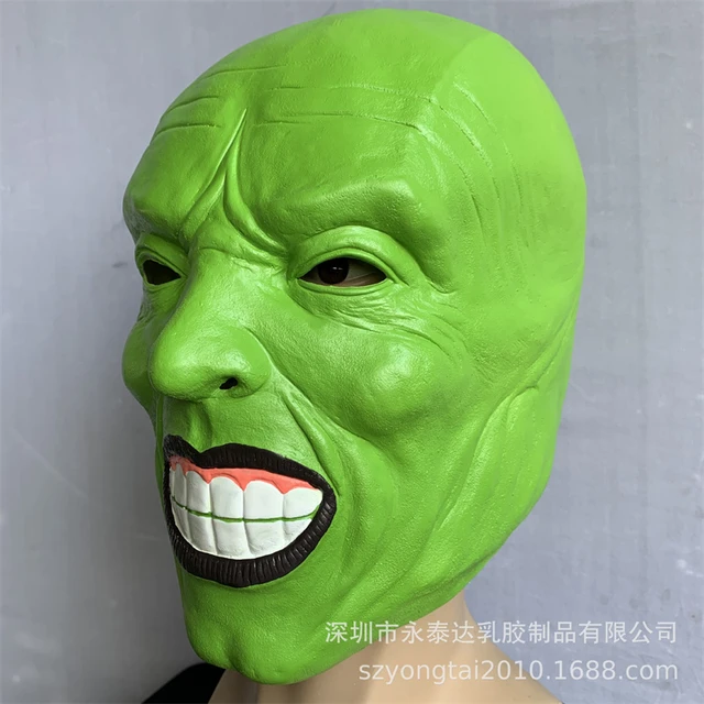 The Mask La mascara Jim Carrey Cosplay Costume Mask Halloween Carnival  Party Outfits - AliExpress