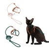 Adjustable Cat Chest Harness Set With Adjustable X-shaped Anti Slip Cat Traction Rope And Cat Walking Rope Walking Leash Set 2