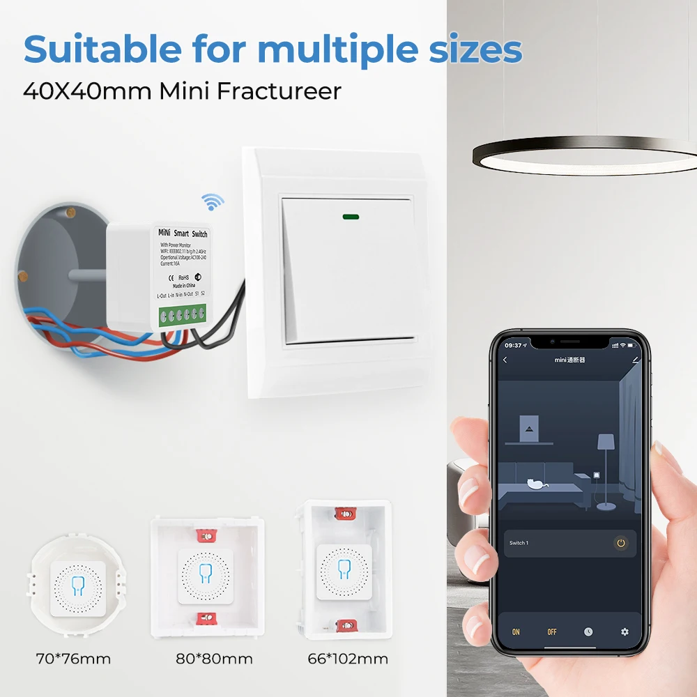 SONOFF-interruptor inteligente con WiFi, dispositivo con modo de  enclavamiento, funciona con persianas eléctricas, ventilador, Alexa,  Google, SmartThings, Alice, 4CHR3, 4chkor3, 4 entradas - AliExpress