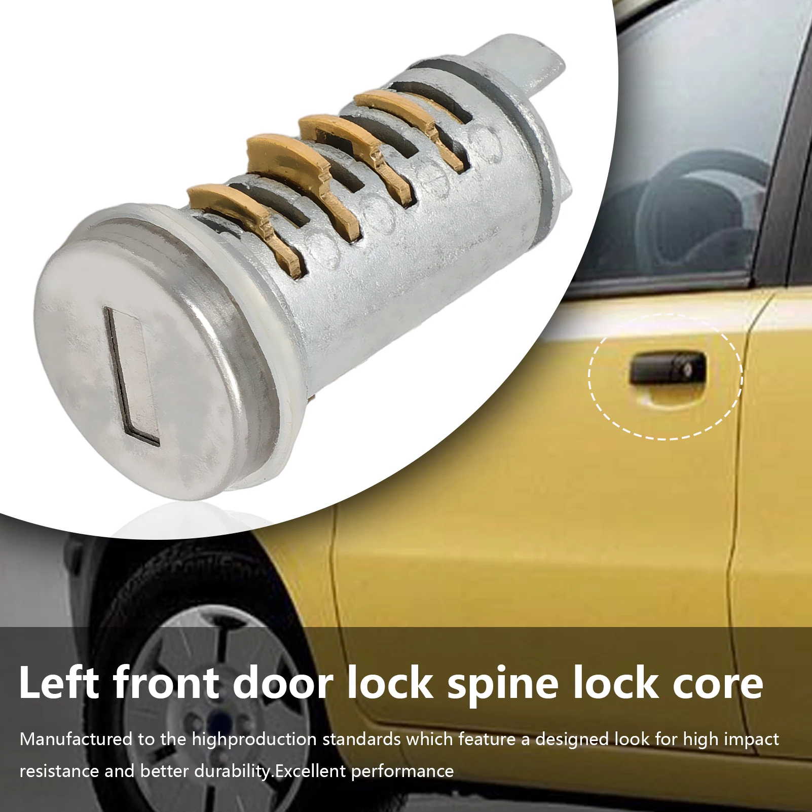 ชุดล็อคประตูด้านซ้ายสำหรับรถยนต์ ฟีเอต แพนด้า ปี 2003-2011 1