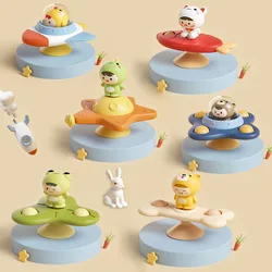 Catoon Bath Toys 6-12-18 Months Baby Toy Suction Cup Spinners Toys for Boys Girls 1 2 3 Years Sensory Toys for Toddler Kids Gift