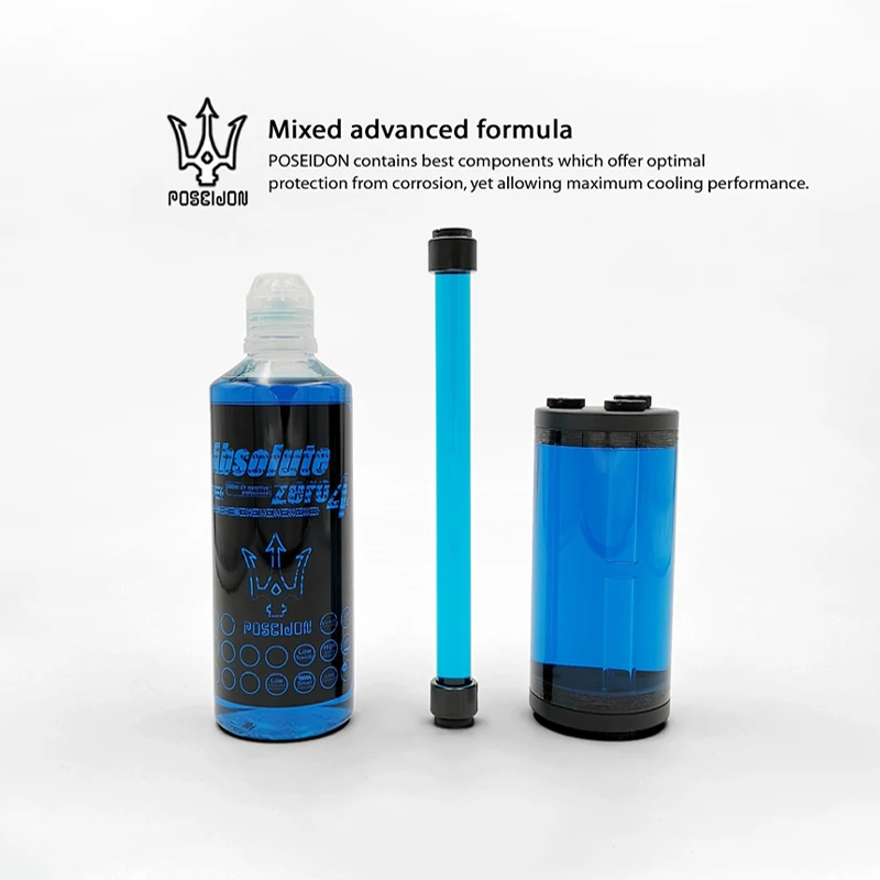 POSEIDION 500ML PC Coolant Water Cooling Liquid Fluid Anti-rust Anti-corrosion,Antibacterial Algae Killing De-Oxidation