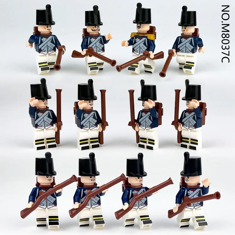 Royal Soldier Building Blocks MOC Medieval Corps baut Spielzeug, Schilde, humanoide Puppen, Geburtstagsgeschenke und Zeichentrickfiguren zusammen – Detail 11