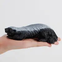 Honey Badger Figurine Realistic Simulation Wild Animal PVC Miniature Honey Badger Educational Toy for Kids 1