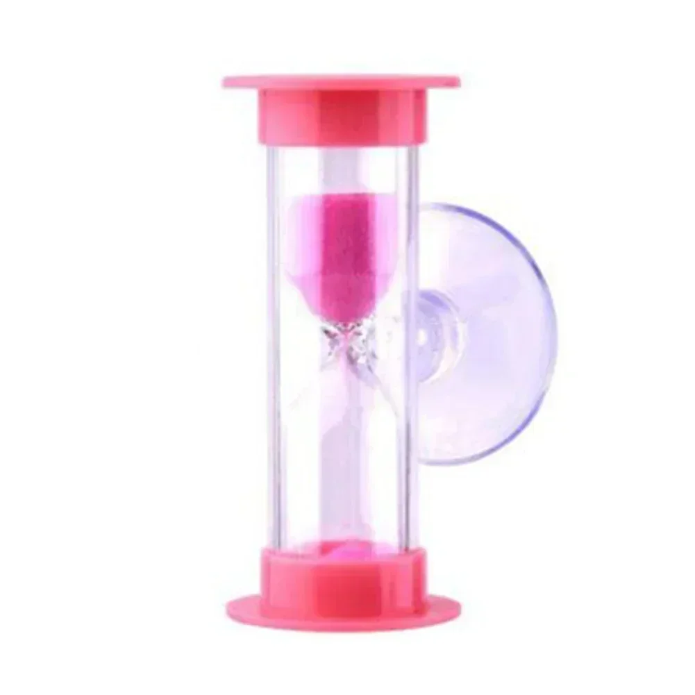 2 Minute Hourglasses Timer With Suction Cup Shower Tooth Brushing Sandglass Timer Child Time Toy Home Decor Xmas Gifts sand timer liquid hourglass timer