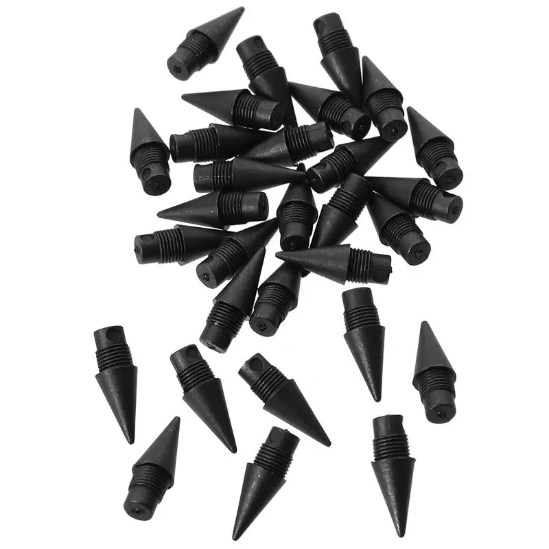 

30 шт., наконечники для карандаша без чернил, наконечники для долговечного письма, школьные и офисные принадлежности, сменные наконечники, графитовый наконечник, наконечники для карандаша