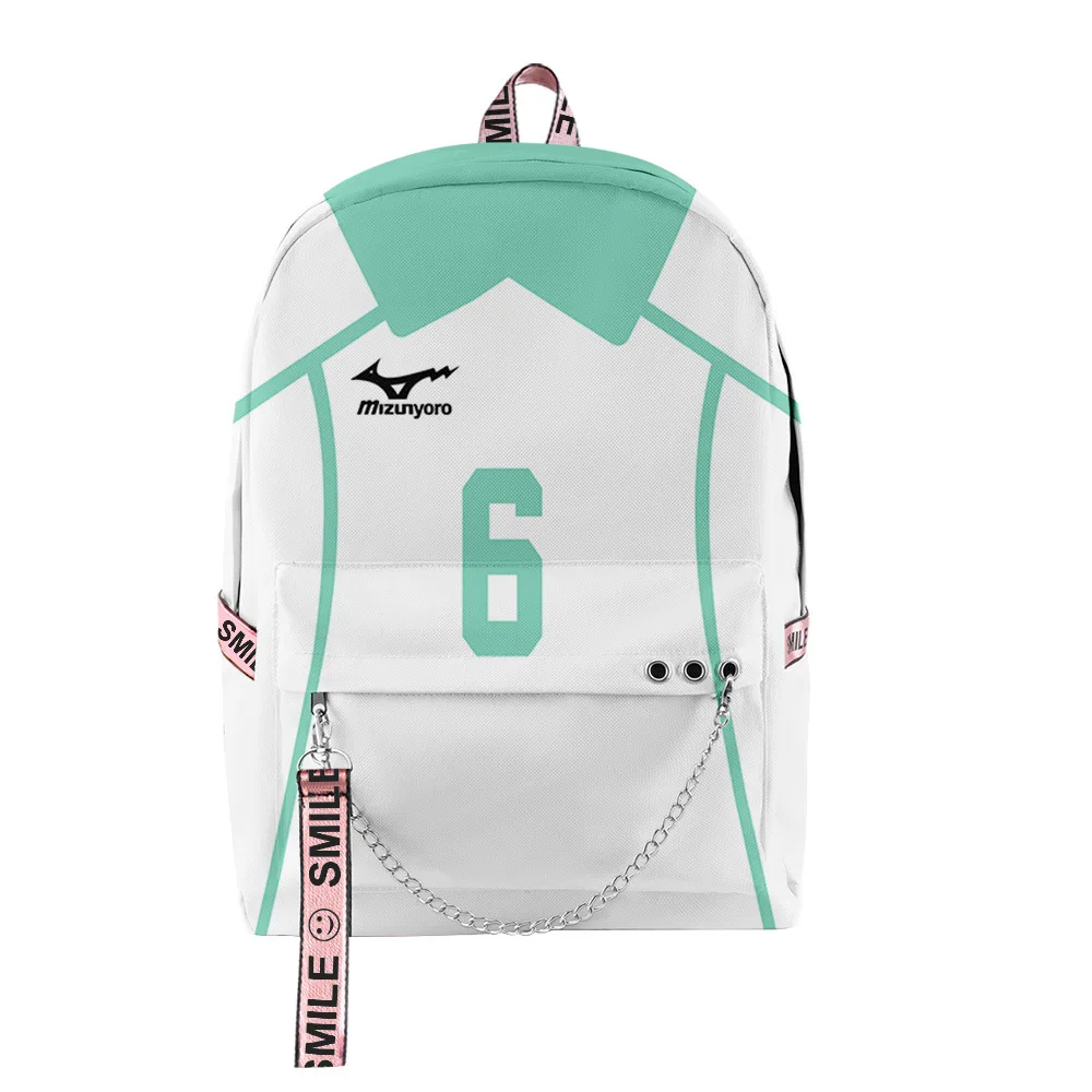 

Мультяшная Новинка Классный Haikyuu! Школьные ранцы унисекс, Водонепроницаемые многофункциональные дорожные рюкзаки из ткани Оксфорд с 3D принтом для ноутбука