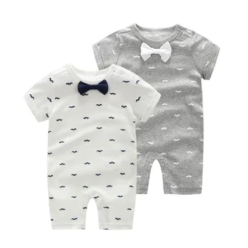 ZOETOPKID Baby Clothes Short Sleeve Newborn Rompers Infant Cute Outfits Onesie Baby Girls Boys Pajamas Cotton Soft Jumpsuit