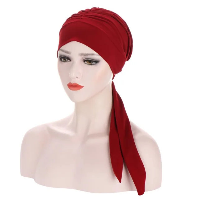 Turbante Donna Per Chemio In Chiffon E Seta - Elegante, Traspirante, Taglia Unica - Foto 8