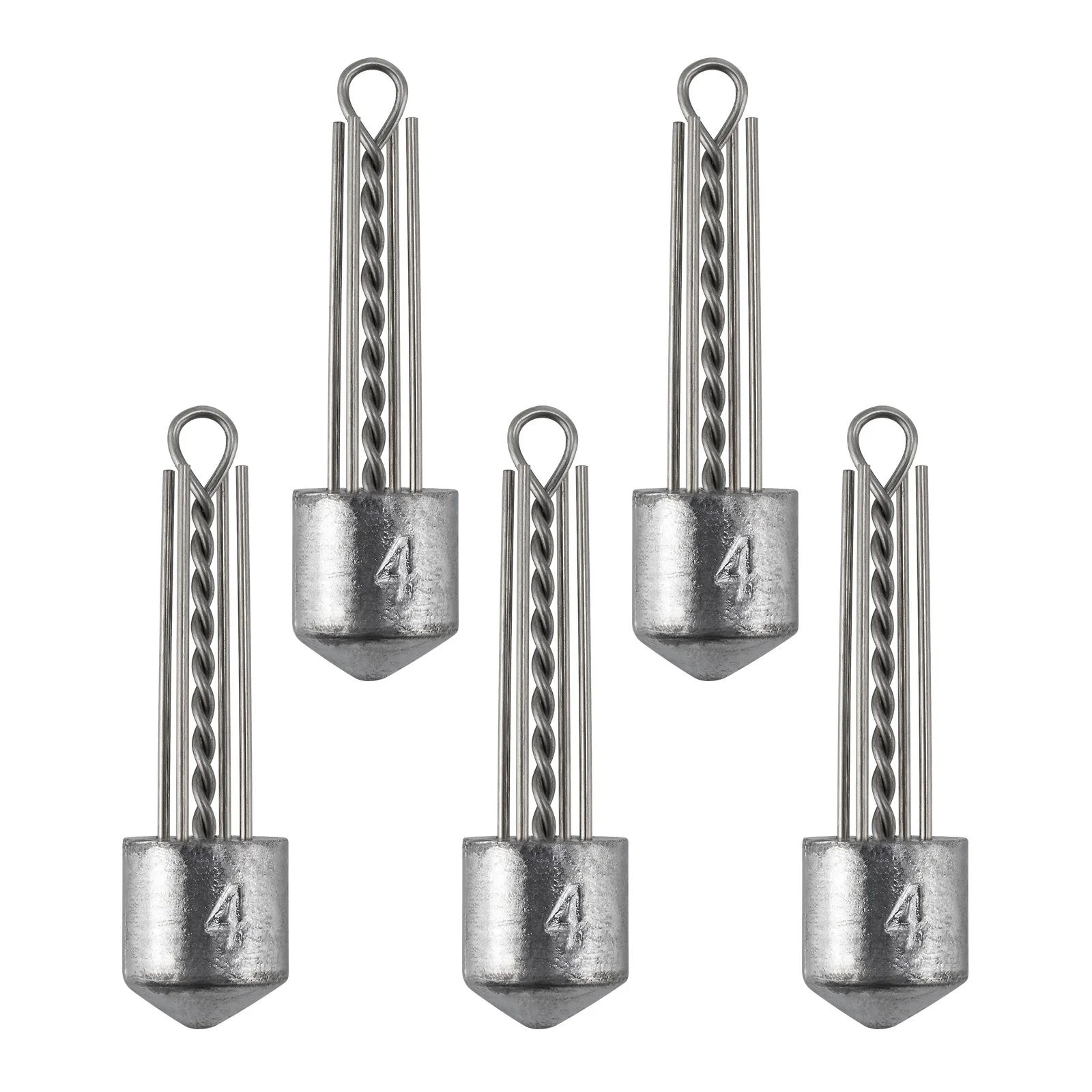 5pcsSpiderSurfFishingWeightSputnikSinkerSaltwaterSurfFishing