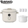 Electric Smart Slow Cooker Ceramic Pot Multifunction BirdNest Porridge Soup Stew Baby Supplement Cooking Heater Food Steamer EU 1