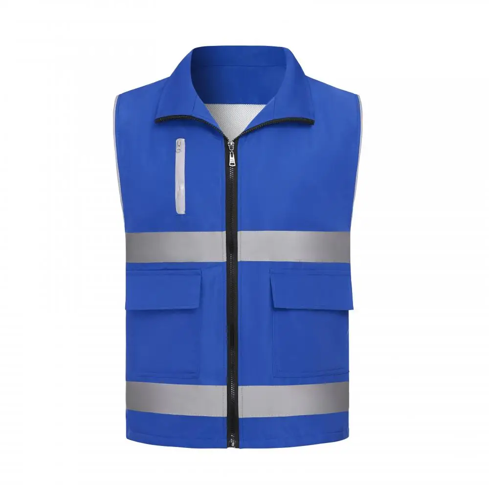 Safety Vest Reflective High Visibility Volunteer Work vest With Reflective Stripes workwear reflective Safety vest