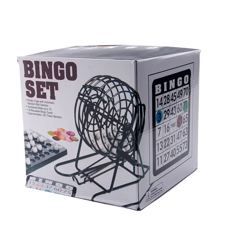 Fun Machine Portable Bingo Game Friend Home Party Entertainment Bar Party Table Game Random Number Lottery Machine Ruleta Casino