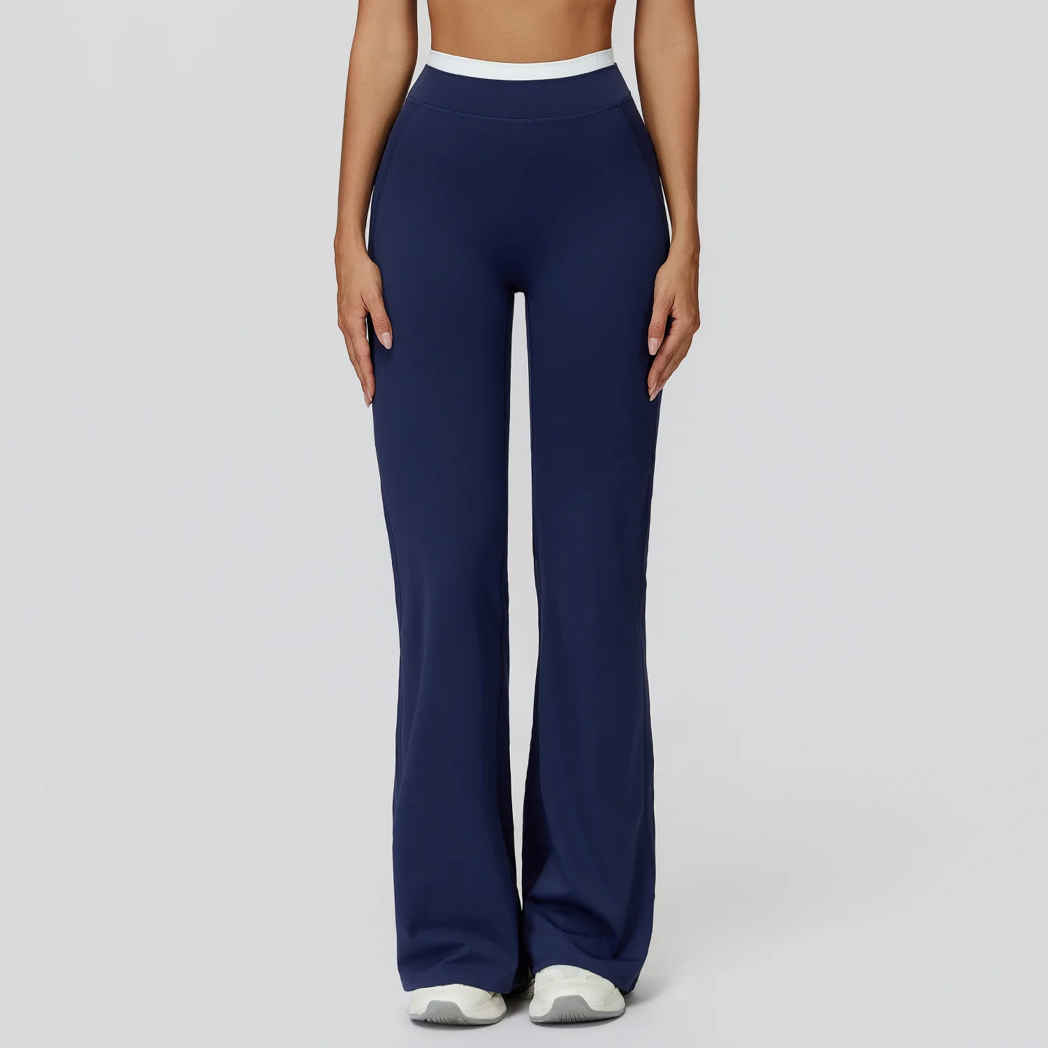 Women Gym Flared Pants Leggings Workout Woman ECO High Waist Butt Lifting Yoga Trousers Pilates Dance Fitness Bell-Bottom Pants 3