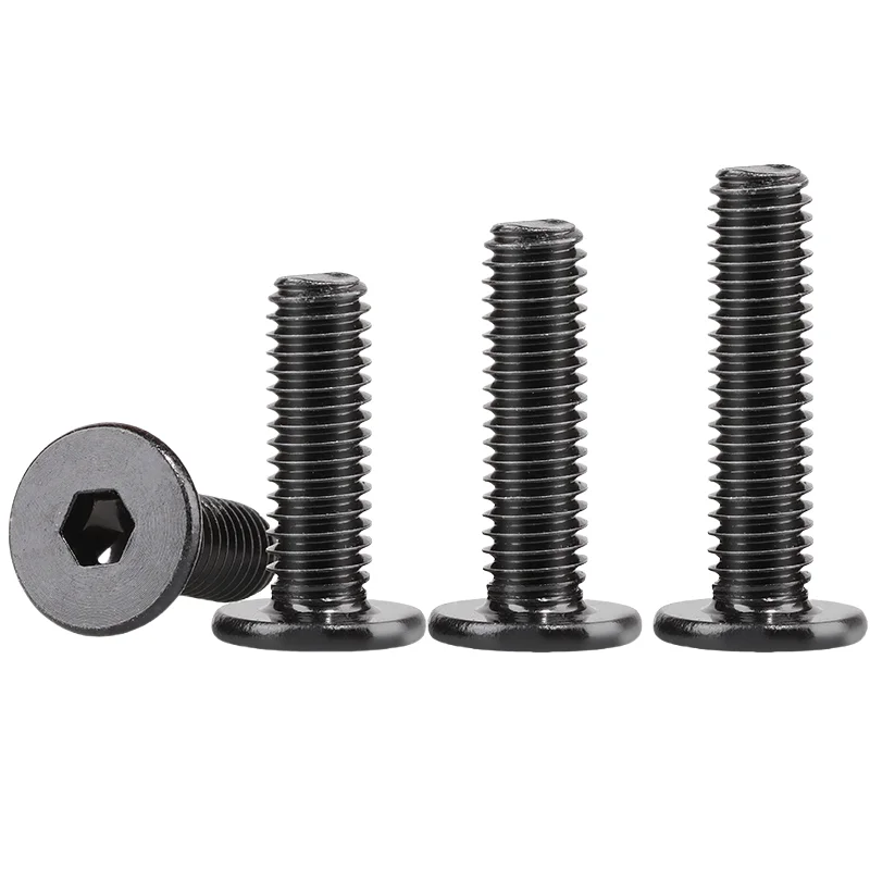 M2 M2.5 M3 M4 M5 M6 M8 Hexagon Socket Ultra Thin Flat Wafer Allen Head Screw Bolt A2-70 304 Stainless Steel